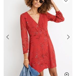 NWT Madewell hazelwood wrapfront dress